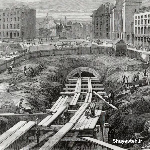 The development of the London underground railway